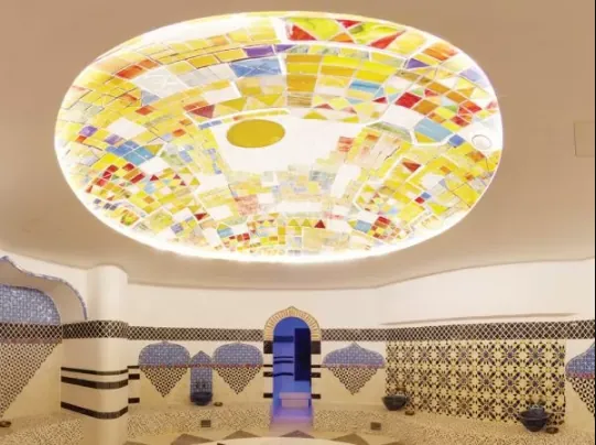 Stained glass hamam