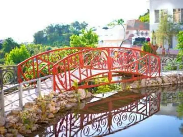 Wrought iron bridge